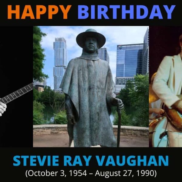 Happy Birthday to the Legendary Blues Guitarist, Stevie Ray Vaughan