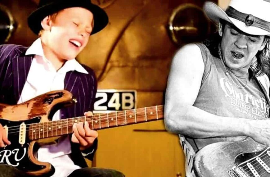 11 Years Old Boy Playing SRV’s “The Sky is Crying”