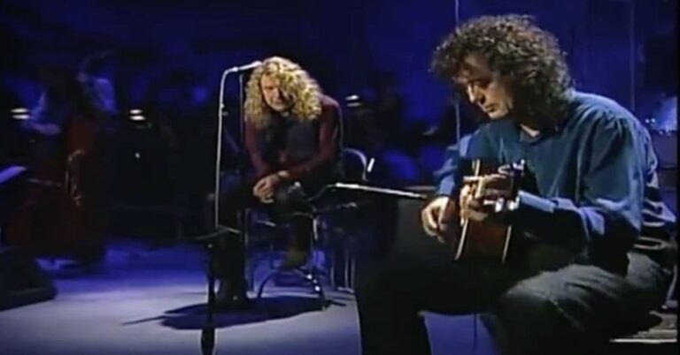 Jimmy Page & Robert Plant – The Rain Song – Live