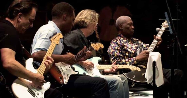 B.B. King, Buddy Guy, Jimmie Vaughan and Eric Clapton – Rock Me Baby