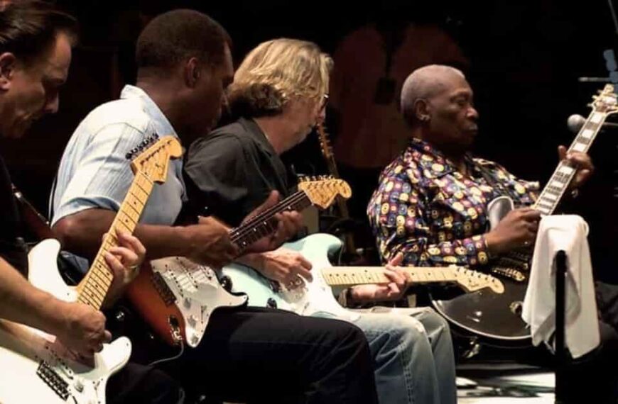 B.B. King, Buddy Guy, Jimmie Vaughan and Eric Clapton – Rock Me Baby