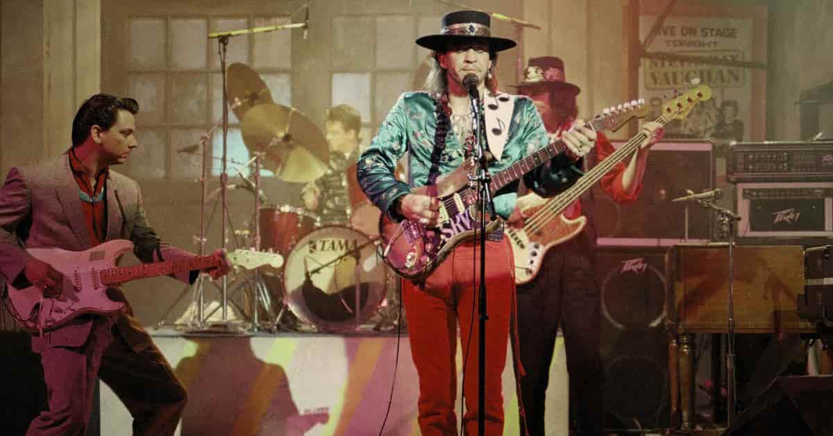T-shirt Stevie Ray Vaughan & Double Trouble - Coton Noir, Unisexe, Manches Courtes, Neuf Avec étiquettes