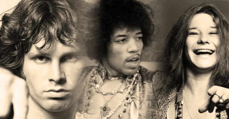 Jim Morrison, Jimi Hendrix and Janis Joplin – Red House – Parody