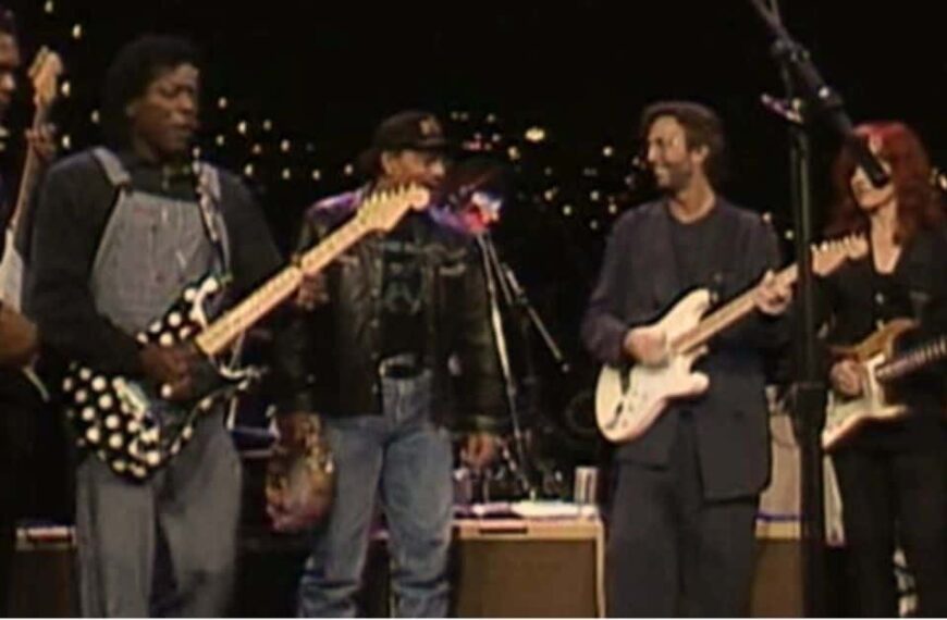 Jimmie Vaughan, Eric Clapton, Bonnie Raitt, Robert Cray, Buddy Guy, Dr. John, BB King and Art Neville – Six Strings Down