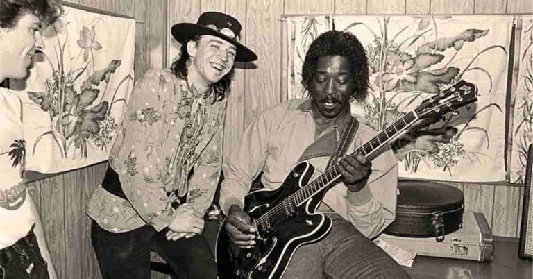 Buddy Guy and Stevie Ray Vaughan Jamming at Buddy Guy’s Birthday