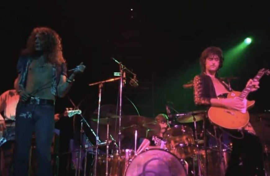 Led Zeppelin Live at Madison Square Garden, NY, 1973.