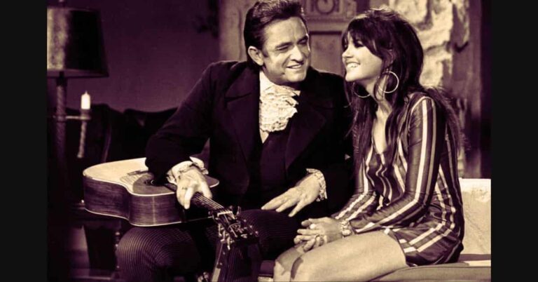 Linda Ronstadt and Johnny Cash – I Never Will Marry