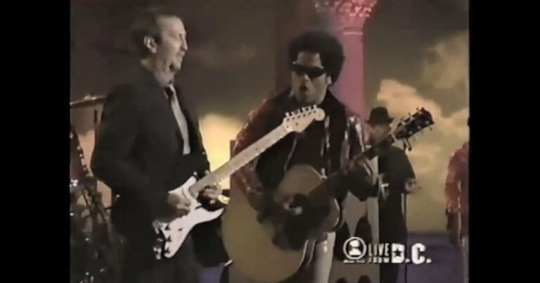 Eric Clapton and Lenny Kravitz – All Along the Watchtower