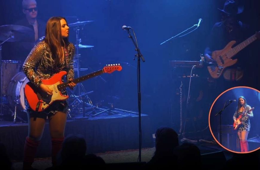 Ally Venable performing Lenny tribute to Stevie Ray Vaughan live at Sellersville Theater May 21, 2025
