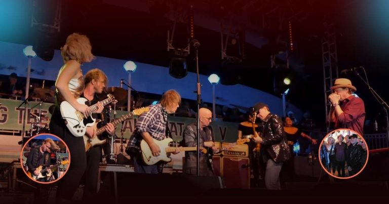 Walter Trout, Samantha Fish, Kenny Wayne Shepherd, and Joe Bonamassa performing Goin' Down live on the KTBA Cruise 2019 stage.